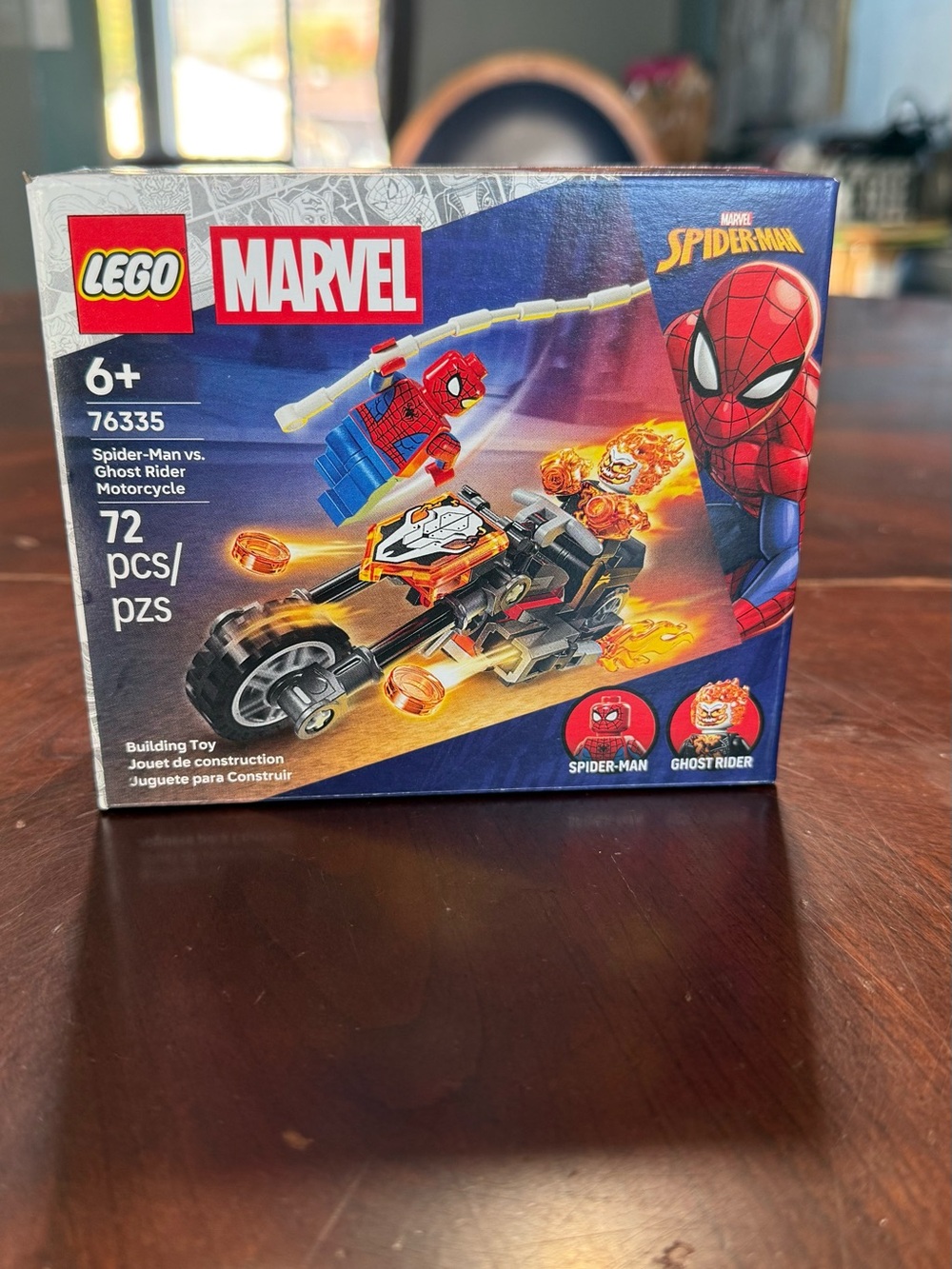 LEGO Marvel Spider-Man Ghost Rider Motorcycle Toy - Red/Blue